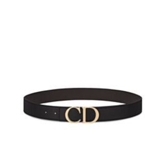Replica Cintura reversibile Christian Dior con cinturino nero