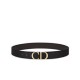 Replica Cintura reversibile Christian Dior con cinturino nero