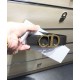 Replica Cintura reversibile Christian Dior con cinturino nero