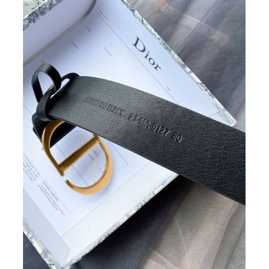 Replica Cintura Christian Dior 30 Montaigne nera