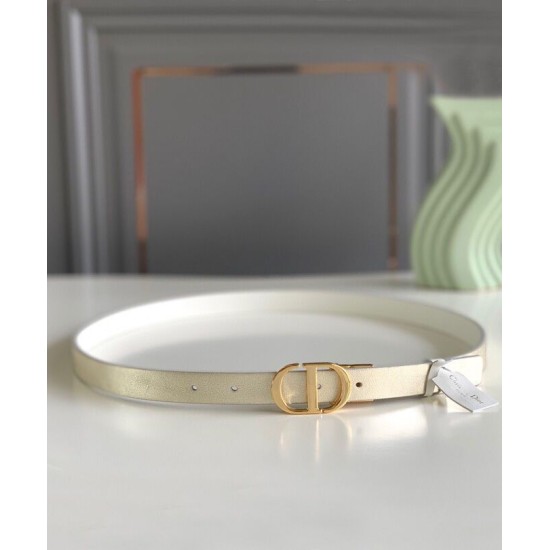 Replica Cintura reversibile Christian Dior 30 Montaigne dorata