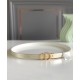 Replica Cintura reversibile Christian Dior 30 Montaigne dorata