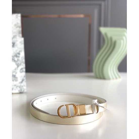 Replica Cintura reversibile Christian Dior 30 Montaigne dorata