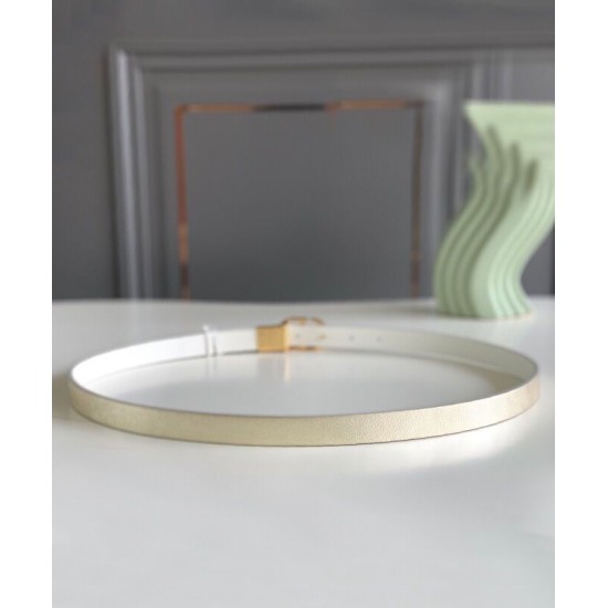 Replica Cintura reversibile Christian Dior 30 Montaigne dorata