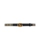 Replica Cintura sottile Gucci GG Marmont nera