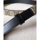 Replica Cintura sottile Gucci GG Marmont nera