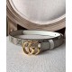 Replica Cintura sottile Gucci GG Marmont bianca