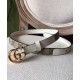 Replica Cintura sottile Gucci GG Marmont bianca