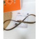 Replica Cintura in pelle Hermes Epsom Glod Hardware grigio