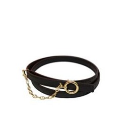 Replica Cintura in pelle Hermes Epsom Glod Hardware nera