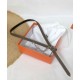Replica Hermes Epsom Cintura in pelle argento hardware grigio