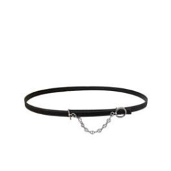 Replica Hermes Epsom Cintura in pelle argento hardware nero