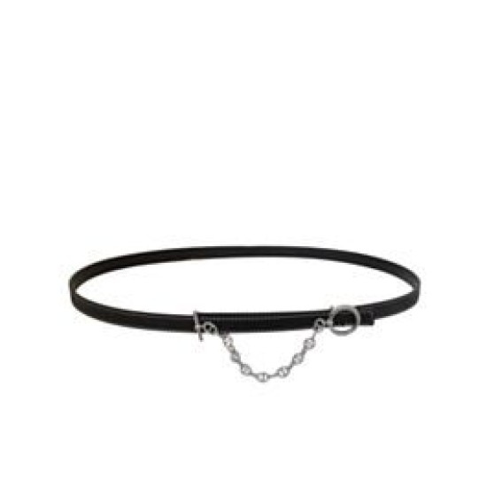 Replica Hermes Epsom Cintura in pelle argento hardware nero