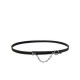 Replica Hermes Epsom Cintura in pelle argento hardware nero