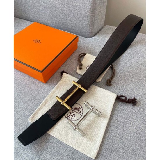 Replica Fibbia per cintura Hermes Royal & Cinturino in pelle reversibile 38mm Henna Replica Fibbia per cintura Hermes Royal & Cinturino in pelle reversibile 38mm Henna