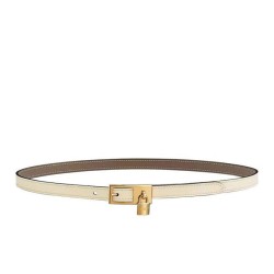 Replica Hermes Lucky 15 cintura reversibile cachi