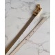 Replica Hermes Lucky 15 cintura reversibile cachi
