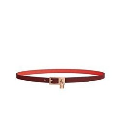Replica Cintura reversibile Hermes Lucky 15 rossa