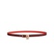 Replica Cintura reversibile Hermes Lucky 15 rossa