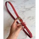 Replica Cintura reversibile Hermes Lucky 15 rossa