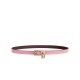Replica Cintura reversibile Hermes Lucky 15 color malva