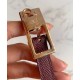 Replica Cintura reversibile Hermes Lucky 15 color malva