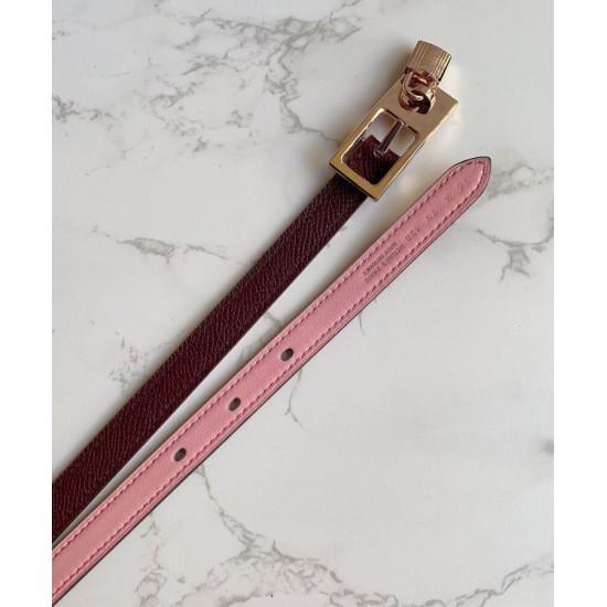 Replica Cintura reversibile Hermes Lucky 15 color malva
