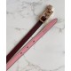 Replica Cintura reversibile Hermes Lucky 15 color malva