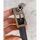 Replica Cintura reversibile Hermes Lucky 15 nera
