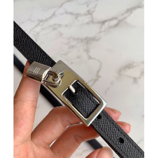 Replica Cintura reversibile Hermes Lucky 15 nera