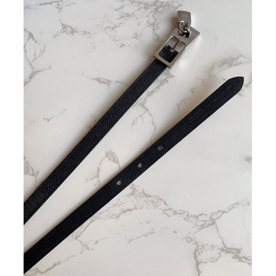 Replica Cintura reversibile Hermes Lucky 15 nera