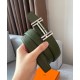 Replica Fibbia per cintura Hermes H Au Carré & Cinturino in pelle reversibile 32mm verde Replica Fibbia per cintura Hermes H Au Carré & Cinturino in pelle reversibile 32mm verde
