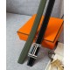 Replica Fibbia per cintura Hermes H Au Carré & Cinturino in pelle reversibile 32mm verde Replica Fibbia per cintura Hermes H Au Carré & Cinturino in pelle reversibile 32mm verde