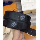 Replica Cintura reversibile Louis Vuitton con iniziali LV da 40 mm nera