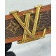 Replica Cintura reversibile Louis Vuitton LV Chain 30mm marrone