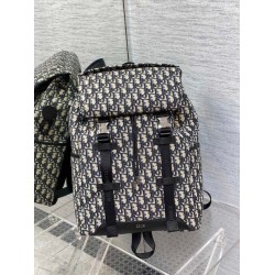 Replica Zaino Dior Explorer Dior Oblique Jacquard Nero