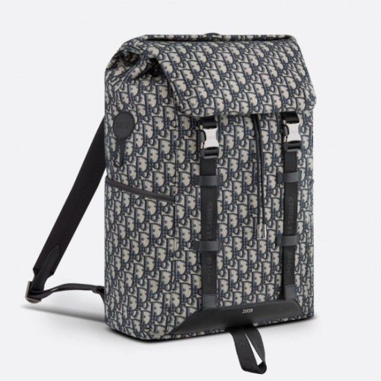 Replica Zaino Dior Explorer Dior Oblique Jacquard Nero
