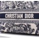 Replica Borsa Dior Medium Lady D-Lite Toile de Jouy Ricamo Blu