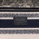 Replica Borsa Dior Medium Lady D-Lite Toile de Jouy Ricamo Blu