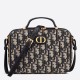 Replica Borsa Dior 30 Montaigne Box Dior Oblique Jacquard Blu