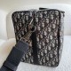 Replica Borsa Dior Lingot 50 Duffle Oblique Jacquard Nera