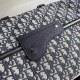Replica Borsa Dior Lingot 50 Duffle Oblique Jacquard Nera