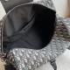 Replica Borsa Dior Lingot 50 Duffle Oblique Jacquard Nera
