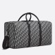 Replica Borsa Dior Lingot 50 Duffle Oblique Jacquard Nera