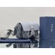 Replica Dior Hit the Road CD Diamond Canvas Messenger Borsa da uomo grigia