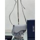 Replica Dior Mini Saddle CD Diamond Canvas Borsa da uomo grigia Replica Dior Mini Saddle CD Diamond Canvas Borsa da uomo grigia