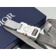 Replica Dior Mini Saddle CD Diamond Canvas Borsa da uomo grigia Replica Dior Mini Saddle CD Diamond Canvas Borsa da uomo grigia