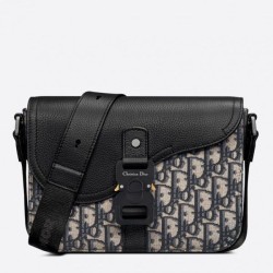 Replica Borsa da uomo Dior Mini Saddle Messenger Oblique Jacquard