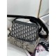 Replica Borsa da uomo Dior Mini Saddle Messenger Oblique Jacquard