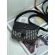 Replica Borsa da uomo Dior Mini Saddle Messenger Oblique Jacquard